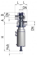 Hygienický dnový polohovací N9-150
